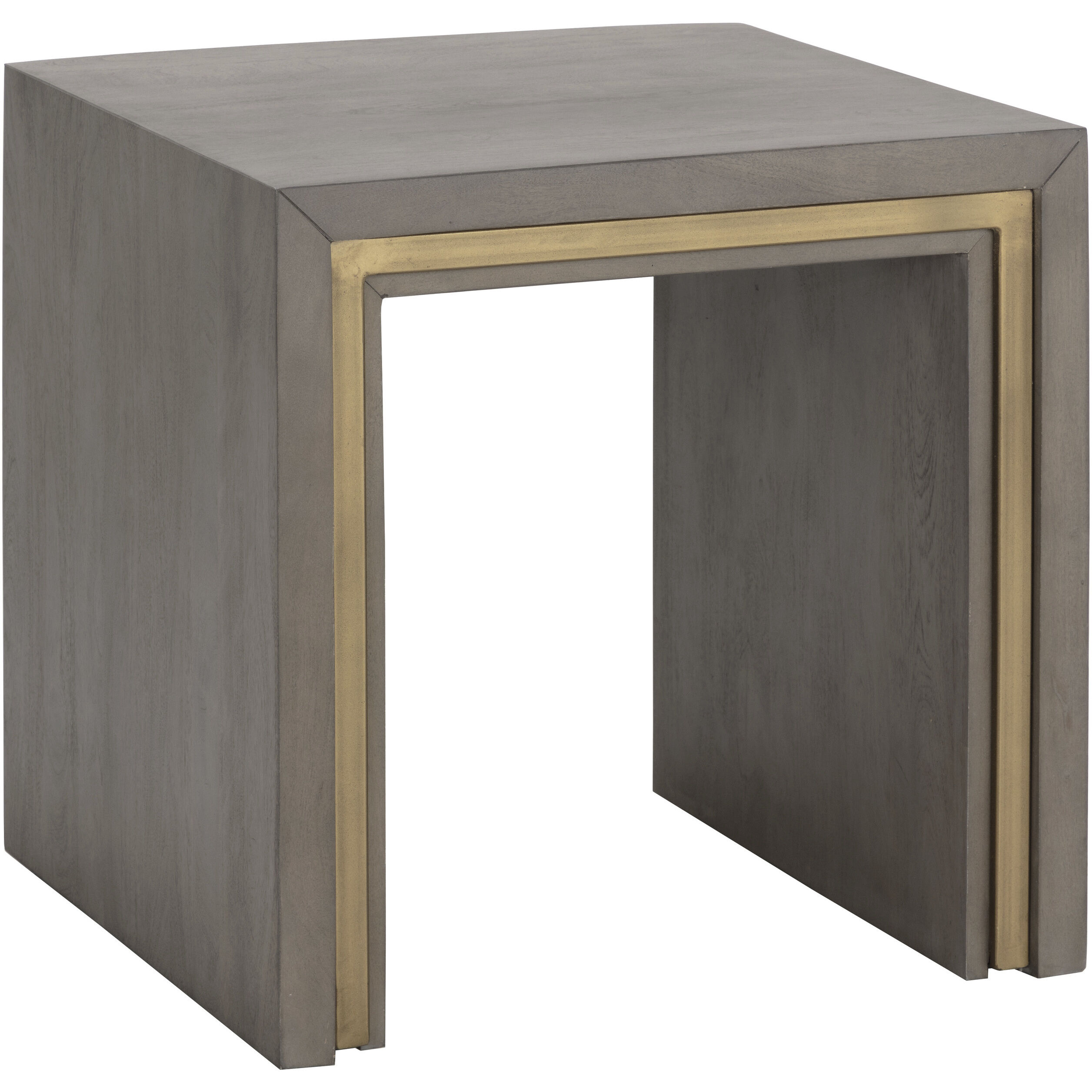 Hilbert 22 X 22 inch Grey Side Table